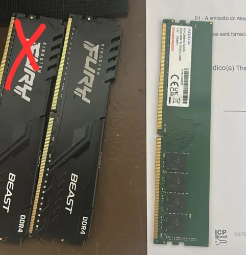 MEMÓRIA DDR4 / 16 Gb FREQUÊNCIA 2666