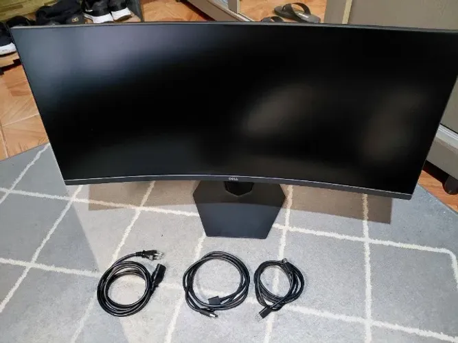 Monitor Dell Curvo Wqhd 34 S3422dwg Preto