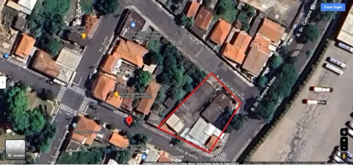 Área no centro de Cosmópolis-SP, com 1.329,54m².