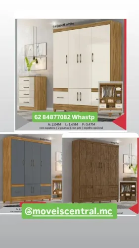 Guarda Roupa Ms 6 portas