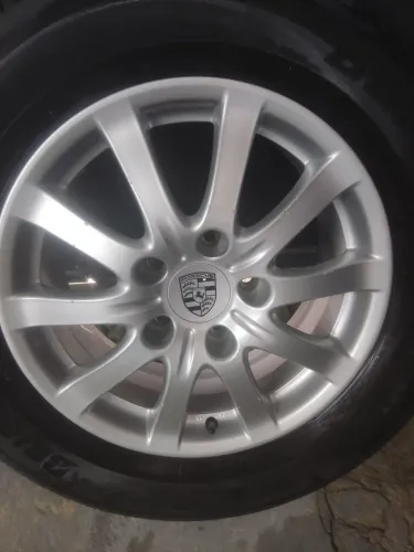 Desapego tota !!?Jogo De Rodas Originais Porsche Cayenne Aro 19 - Com Calotas - Sem Soldas