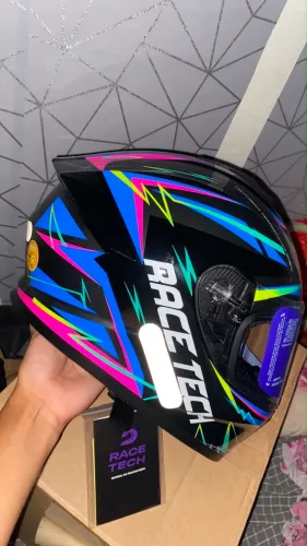 Capacete race tech original modelo esportivo TAM 60