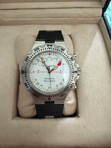 bvlgari diagono professional regata completo na caixa , certificado relógio extra $12k