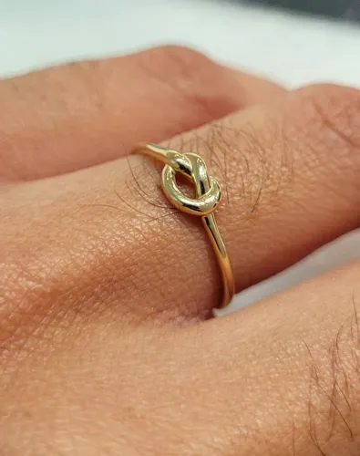 Anel Nozinho Ouro 18k - DESCONTO!!
