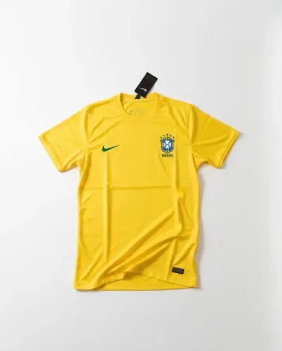 Camisa do Brasil Amarela Tradicional Nike Dri-Fit (Pronta Entrega P e M)