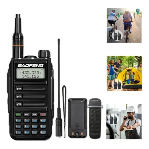 Rádio Comunicador Walkie Talkie Baofeng UV-16 À Prova d'Água + Acessórios