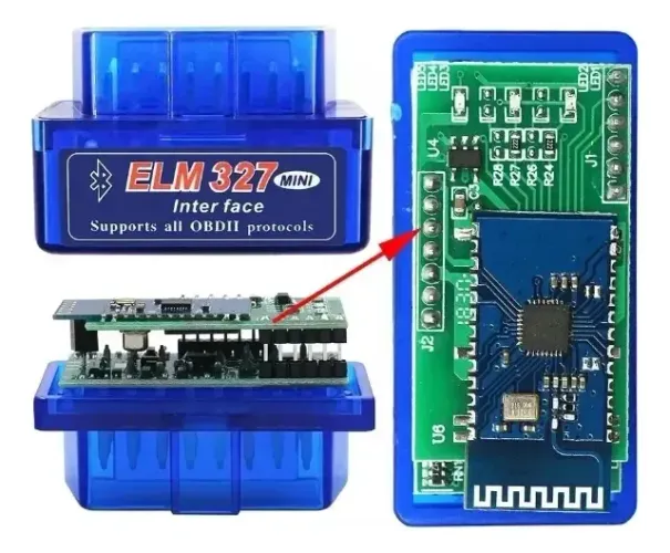 Scanner Automotivo Obd2 Placa Dupla Vs1.5 Elm327 Pic18f25k80