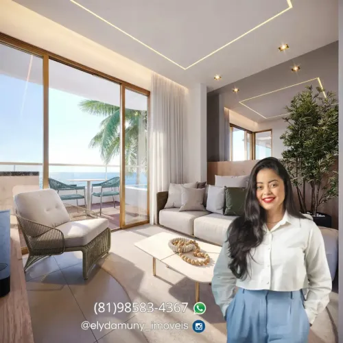 Imóvel com 01 Quarto e Piscina Exclusiva com Vista Mar na Praia de Tamandaré