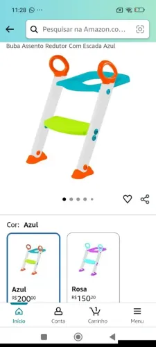 Assento redutor com escada Buba