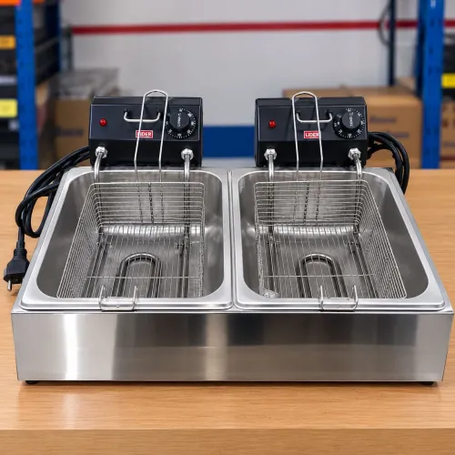 Fritadeira Elétrica Cuba Dupla 10L 220V