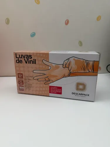 Luvas descartáveis