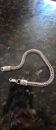 Pulseira prata de bali 925