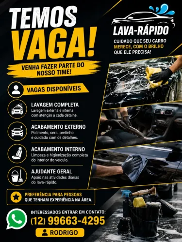 Vaga em lava rápido