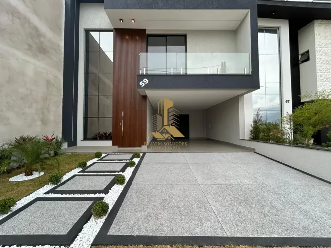 CONDOMÍNIO GRAN RESERVE - Casa Maravilhosa Assobradada Moderna