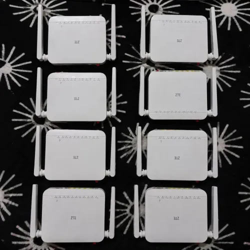 8 Roteadores ONU ONT ZTE Multi Pro F6201B Wi-Fi 6 GPON Com Fontes
