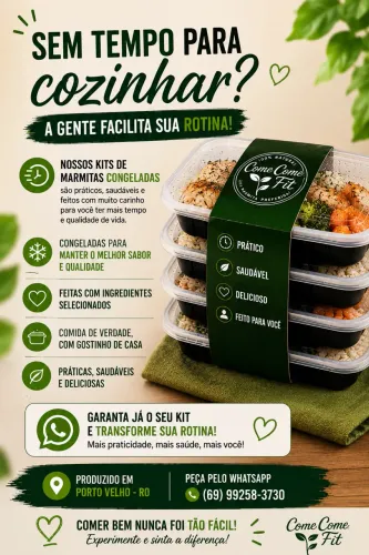 ? Sem tempo para cozinhar?