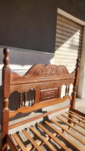 Cama de Casal SUCUPIRA cabeceira alta