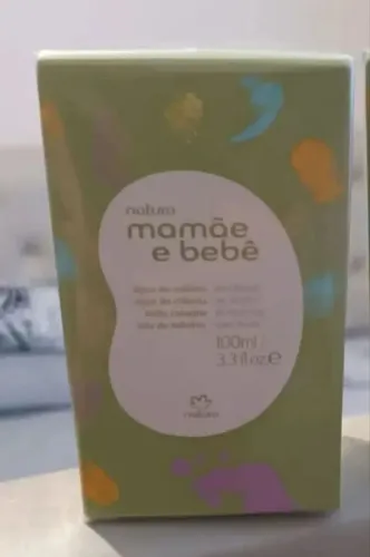 01 colônia mamãe e bebê ( natura) 100 ml.