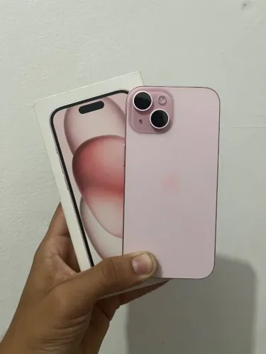 ? IPHONE 15 ROSA 128GB - SEMI NOVO IMPECÁVEL ? ? OPORTUNIDADE! VENDO IPHONE 15 ROSA 1