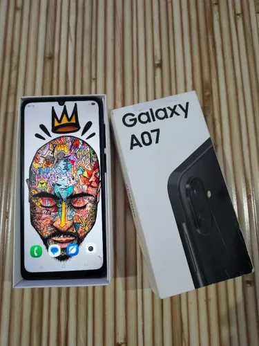 SAMSUNG GALAXY A07 256GB Gloss Black LANÇAMENTO NA CAIXA