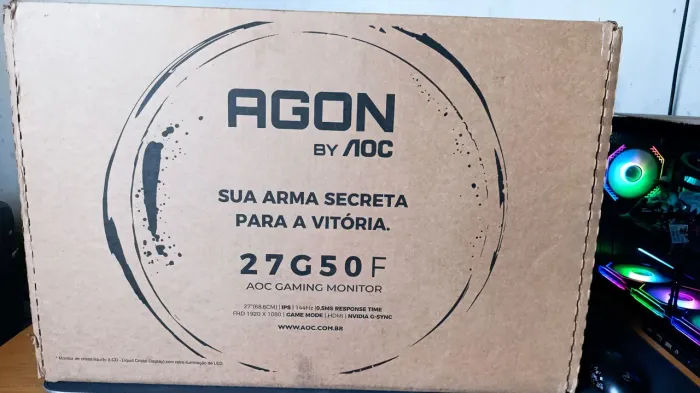Monitor gamer AOC AGON G50 27" 144hz 0,5ms 27G50F Full HD