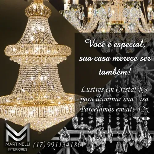 Lustres em Cristal - Direto da Importadora