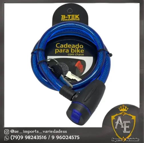 Cadeado antifurto para moto e bike