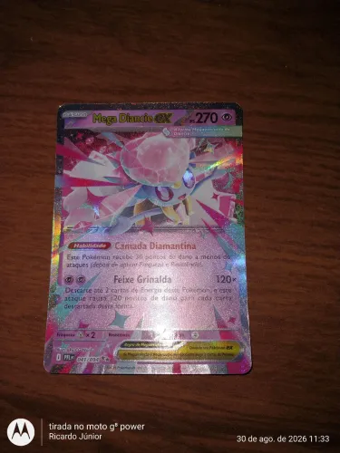 Figurinha Pokémon Mega Diancie EX