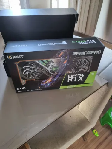 RTX 3070 Ti 8GB Palit GamingPro - Completa com Caixa e Nota Fiscal