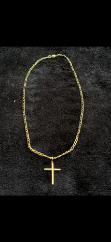VENDO OU TROCO CORRENTE 3X1 DE OURO 18K LEIA O ANÚNCIO 