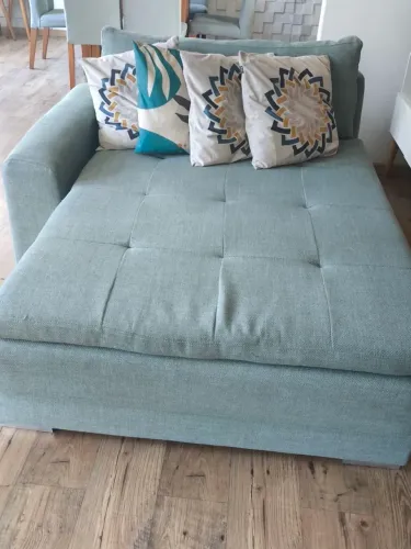 Sofá retrátil e reclinável com chaise