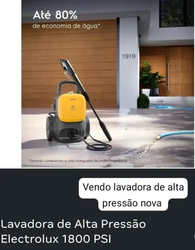 Vendo lavadora de alta pressão usada poucas vezes