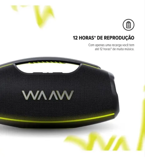 Caixa de som Bombox Alok hyperboom 1000
