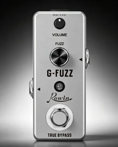 Pedal Rowin G-fuzz Guitarra Baixo Germânio Fuzz Lef 322