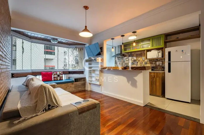Apartamento com 55 m², 2 quartos para alugar em Pinheiros.