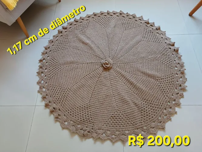 Tapete de crochê NOVO