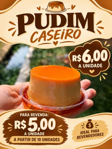 Mini pudim - Consumo, Revenda ou eventos!