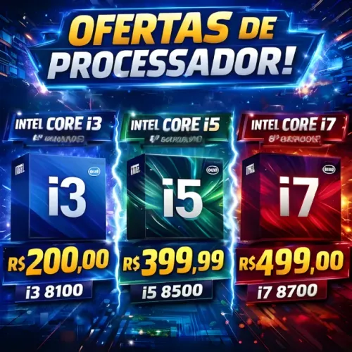 Processadores i3, i5 e i7 de 8° Geração (Socket 1151)