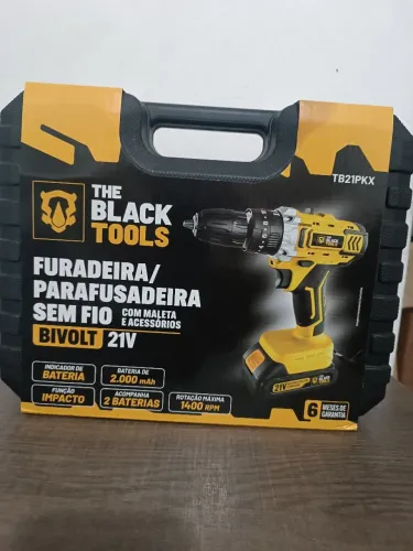 Furadeira de impacto e parafusadeira sem fio