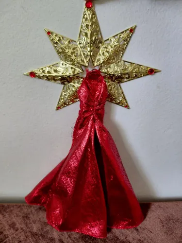 Vestido original da Barbie Happy Holidays 2017