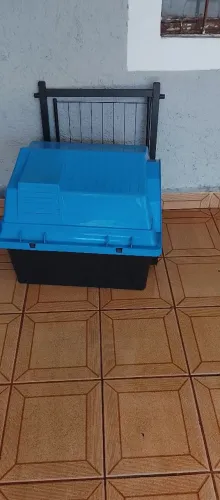 Entrega em mãos casinha e porta para cachorro n4