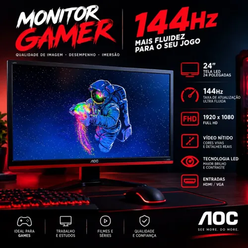 Monitor AOC 144hz