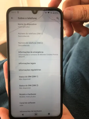 Vendo celular motorola 8 plus