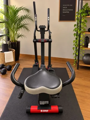 ELÍPTICO + BICICLETA ERGOMÉTRICA GENIS FITNESS EASY WAY - 2 EM 1