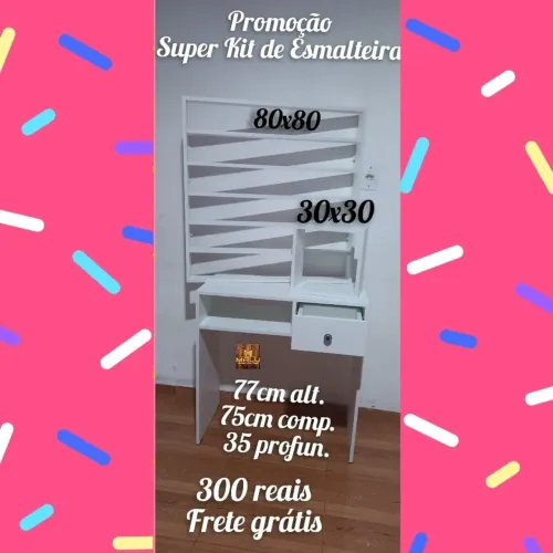 Promoção super kit de esmalteira 