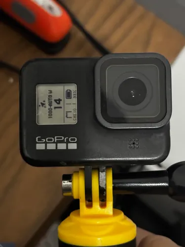 Gopro herói 8 + case 180 graus aquática leia anúncio