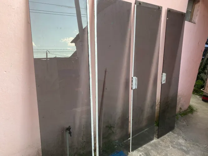 Porta de vidro comercial
