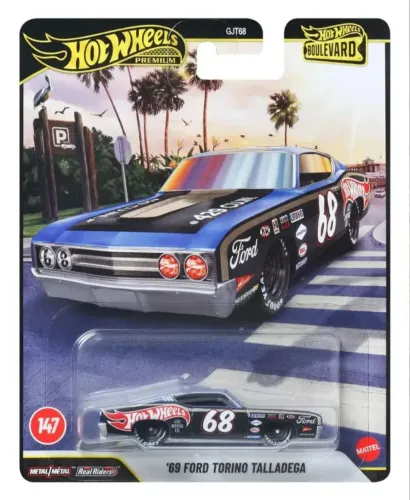 Hot Wheels Premium 69 Ford Torino Talladega Boulevard Novo Blister 1/64