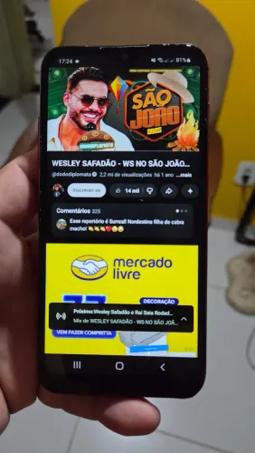 SAMSUNG A01 TODO ORIGINAL COM CAPA E CARREGADOR