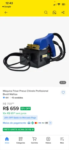 Máquina de frisar pneu 